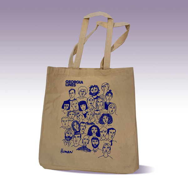 GEORGIA LINES - 'HUMAN' - TOTE BAGS